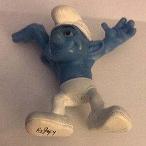 Hefty Smurf Figurine
